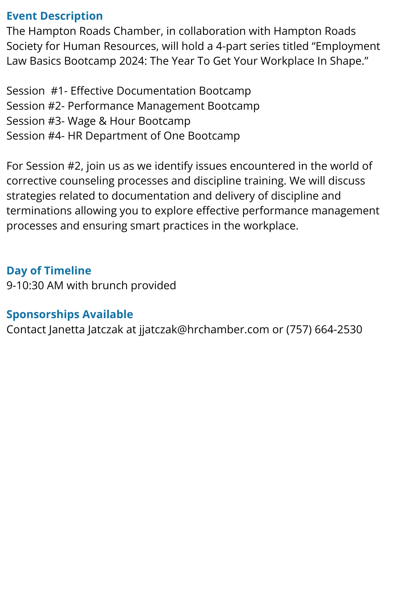 HRSHRM Series- Employment Law Basics Bootcamp: Session #2 Performance Management